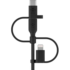 Belkin USB-C auf USB-A/Micro-USB/Lightning 1 m Schwarz