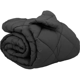 vidaXL Winterbettdecke Anthrazit 220 x 260 cm Mikrofaser