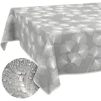 ANRO Stoff Tischdecke Tischwäsche Textil Tischtuch Baumwolle Polyester Gewebe