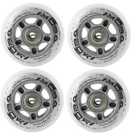 Nils Extreme PU-Rollen 76x24 82A weißer Satz (16-32-010)