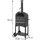 MCW Grillkamin N15 schwarz
