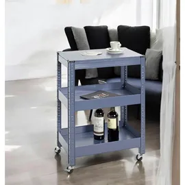 Haku-Möbel HAKU Möbel Servierwagen blau 50,0 x 32,0 x 75,0 cm