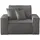 OTTO home Loveseat FINNLEY Cord 120 x 85 x 86 cm Grau inkl. Zierkissen