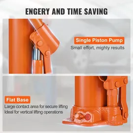 Vevor Wagenheber Stahl 4 t orange