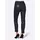 Lady Lederimitathose Regular Blau 19