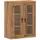 vidaXL Wandschrank Artisan-Eiche 69,5 x 34 x 90 cm Braun