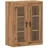 vidaXL Wandschrank Artisan-Eiche 69,5 x 34 x 90 cm Braun