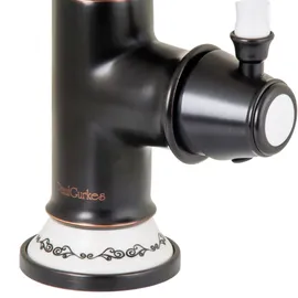 PaulGurkes Nostalgie Waschtischarmatur Schwarz