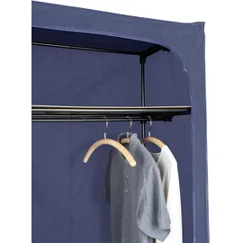 Wenko Kleiderschrank Business 75 x 160 x 50 cm Blau