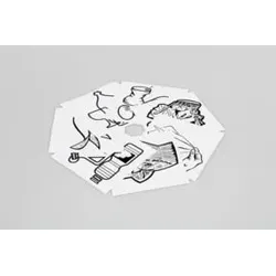 VAR Piktogramm-Aufklebersatz 7-fach schwarz/weiß (Wertstoffe Papier+Restmüll+Glas+Metall+Biomüll+Putztücher)