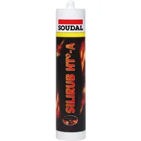 SOUDAL Hochtemparatur Silikon HT-A schwarz 300 ml