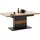 MCA Furniture MCA Cesena Tisch mit Säule 180x100(280) cm Holzwerkstoff/Schwarzgrau
