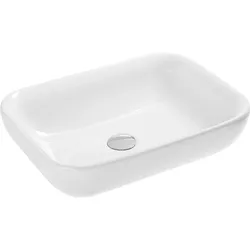 Aufsatz-Waschtisch Happy Hour, abgerundete Kanten (Ausführung: Aufsatz-WT HAPPY HOUR 550x160x405 mm Keramik weiß)