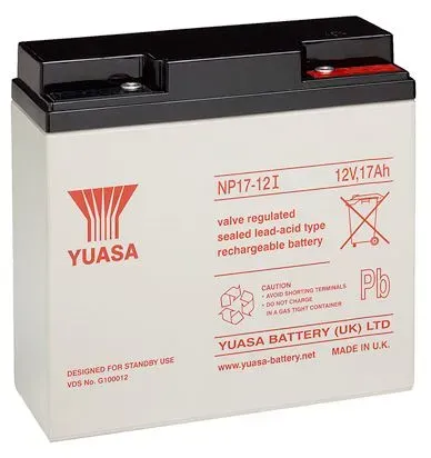 Yuasa NP17-12I 17Ah 12V Bleiakku NP 17-12I VdS Zulassung