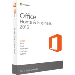 Microsoft Office 2016 Home & Business | Windows - Sofort-Download