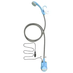 Mobiles Duschset aufladbar - USB - mit elektrischer Tauchpumpe