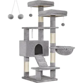 Songmics Kratzbaum 142 cm grau