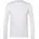 Herren Rib Bio Longsleeve Größe M weiss