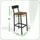 OEM Dunkelbrauner Hocker, 2er-set, 30 X 40 X 90 cm, Begryf