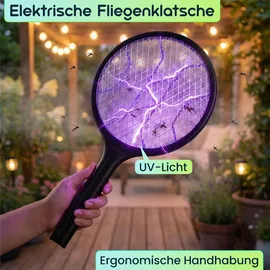 ideoon home Fliegenklatsche Elektrisch 2er-Set