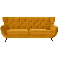 Jette Home Sofa Caldara ¦ gelb ¦ Maße (cm): B: 225 H: 94 T: 95