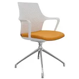 FM Helmets fm Konferenzstuhl Eta 4260761570068 orange, weiß Kunststoff