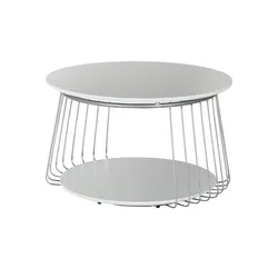 Couchtisch  Camara ¦ weiß ¦ Maße (cm): H: 42  Ø: 70.0