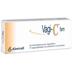 Vagi-C fem Vaginaltabletten bei bakterieller Vaginose 12 St Vaginaltabletten