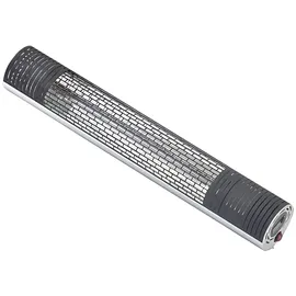 Hecht 3440 Infrarot Heizstrahler | 2000 W | bis 26 m2 | inklusive Aufhängungsmaterial - Schwarz