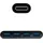 NANOCABLE 10.16.4401-BK (USB-C, 4 Ports), Dockingstation - USB 3.0-Adapter. USB-C/M-USB 3.0/F Schwarz