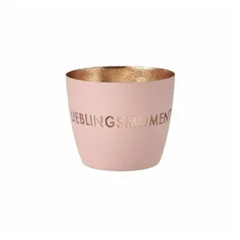 Giftcompany Windlicht Madras Eisen Blush/Gold