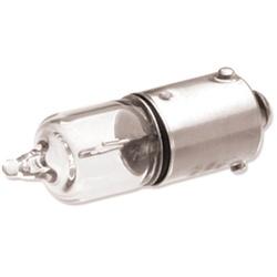 HalogenlampeH6W mit E- Prüfung 12V 6W BAX9S kurz, weiss