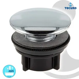 tecuro Hahnlochstopfen Deckrosette Ø 42 mm verchromt - Weiß
