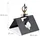 Relaxdays Rasensprenger 33,5 x 25 x 28,5 cm schwarz