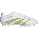 Adidas Predator Club Fxg - ftwwht/goldmt/ftwwht, Größe:8 - Weiß - 42