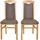 moebel-direkt-online Esszimmerstuhl Linda braun 2er Set