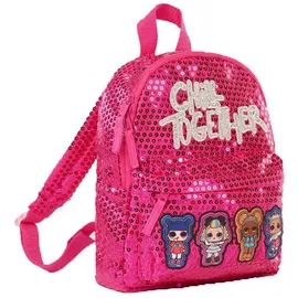 Onomato! Rucksack mit Glitzer Pailletten L.O.L. Surprise! in Pink, | Gr.: onesize