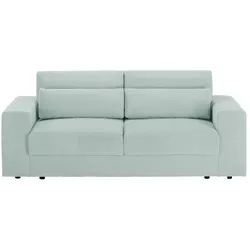 Big Sofa 2,5 Sitzer ¦ grün ¦ Maße (cm): B: 209 H: 89 T: 102