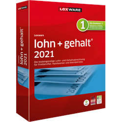 Lexware Lohn + Gehalt 2021, 365 Tage Laufzeit, Download