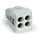 WAGO 773-494 Anschlussblock Grau