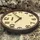 Holzwerk Wanduhr 30 cm BOHO Rattan braun