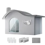 Kühlendes Katzenhaus, Anti-Biss-Faltbares Katzenzelt, Hundehöhle Mit Kühlakkus Für Welpen Kätzchen Sommer Schlafplatz Innen Outdoor