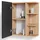Vicco Badschrank Fynn, Anthrazit/Goldkraft eiche 47 x 59 cm