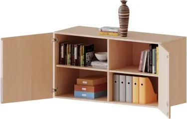 Aufsatzschrank für ErgoTray Serie, 2 Ordnerhöhe - Serie evo180