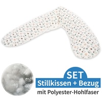 Theraline Stillkissen Das Original" Polyester Hohlfaser Bezug 190 cm, Farbe: 176 Vögelchen flieg