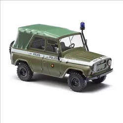 UAZ 469, Volkspolizei, geschlossen olivgrün  Modell von Busch 1:87