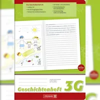 Brunnen Geschichtenheft A4 16 Blatt,