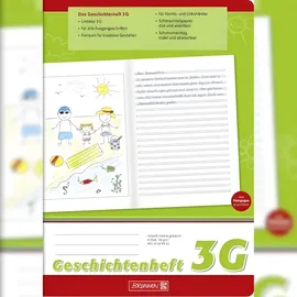 Brunnen Geschichtenheft A4 16 Blatt,
