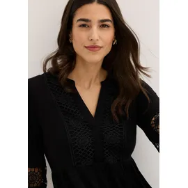 bonprix Tunikakleid Schwarz XXL
