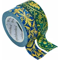 Paperblanks Emerald Flower/Silk Sky Washi Tape (Mixed Pack) (Paperblanks Washi Tape)